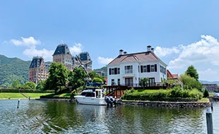 長崎：船上から眺めるハウステンボス